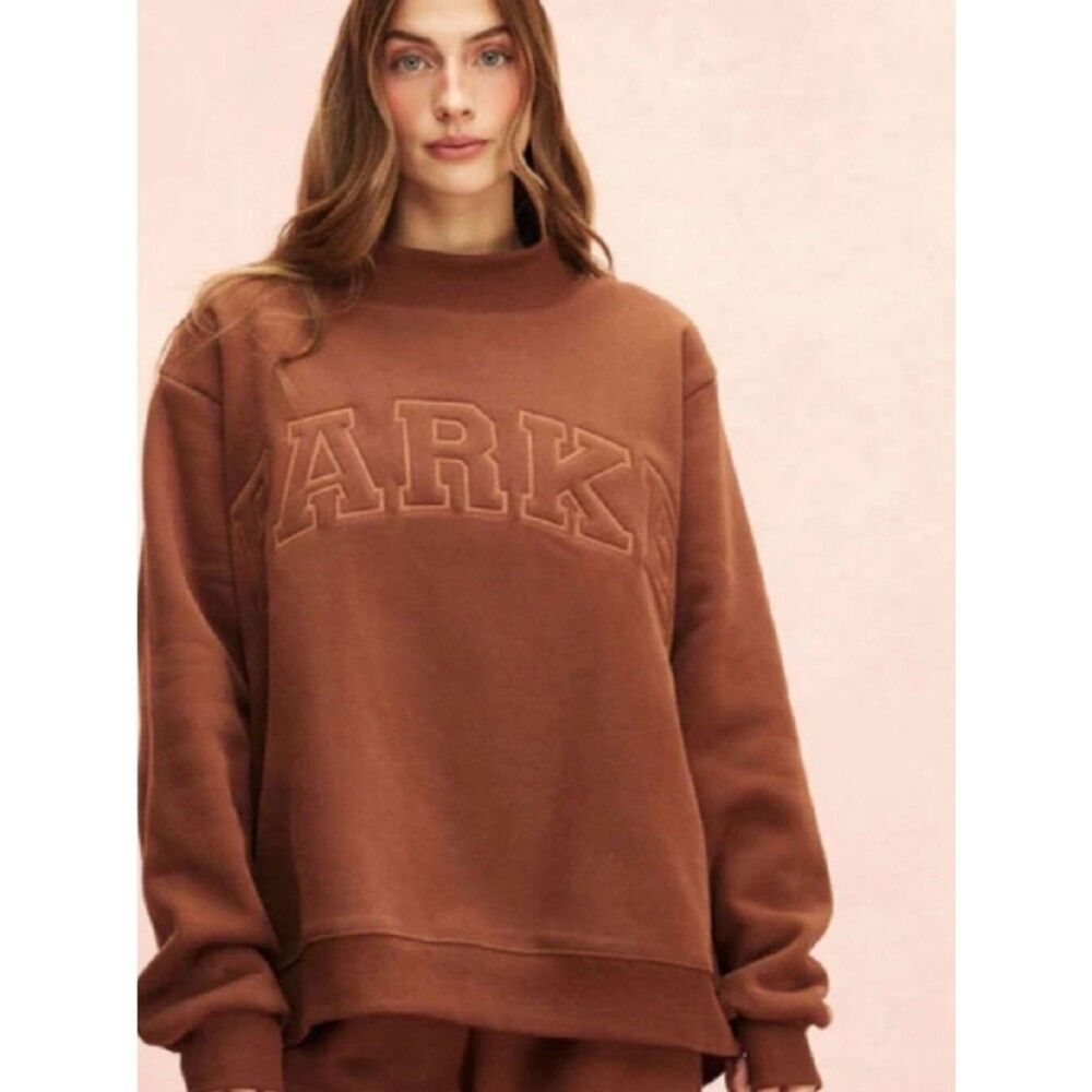 Parke varsity fleece Mockneck mocha